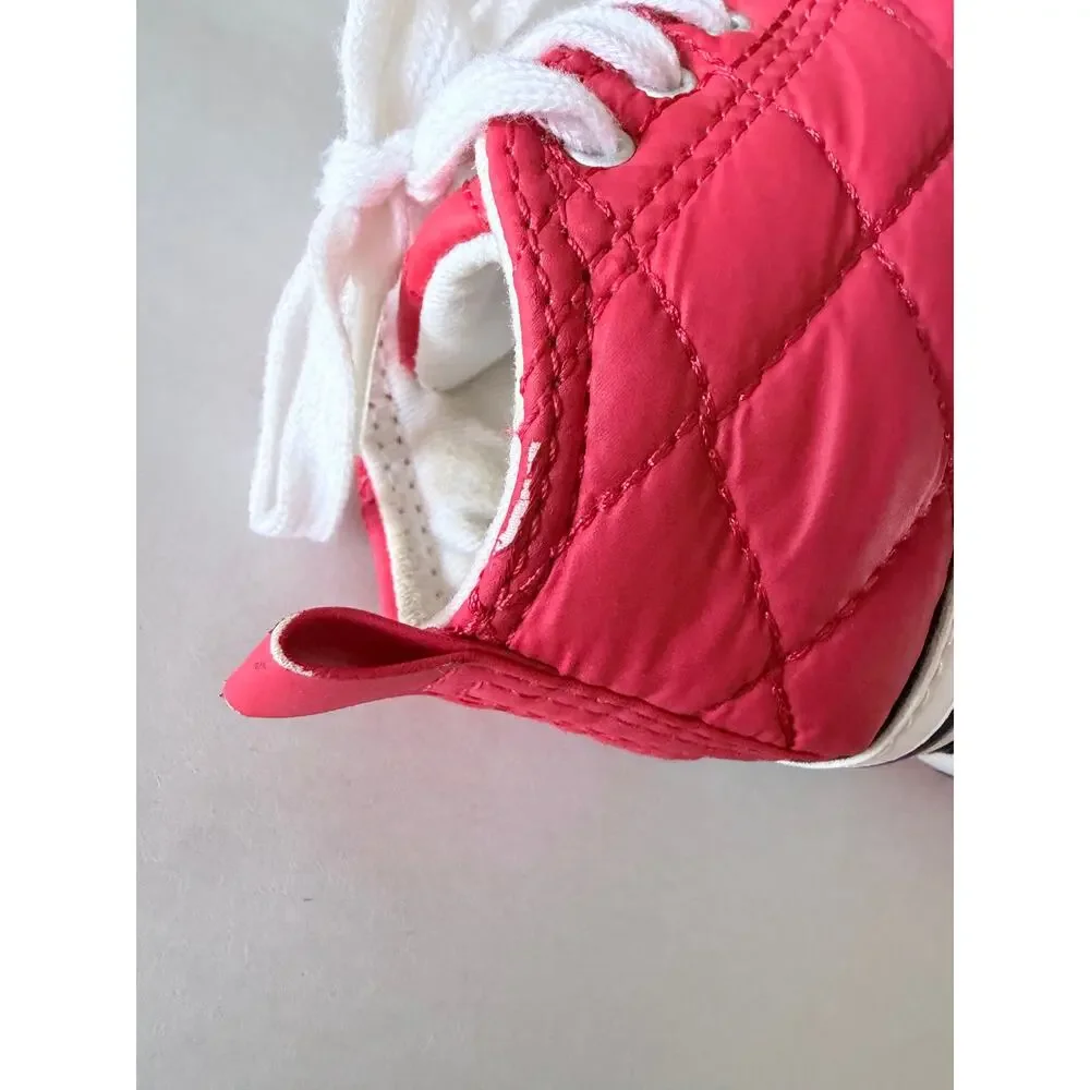 Converse baby red chuck Taylor all star crib shoes size 3 soft sole unisex